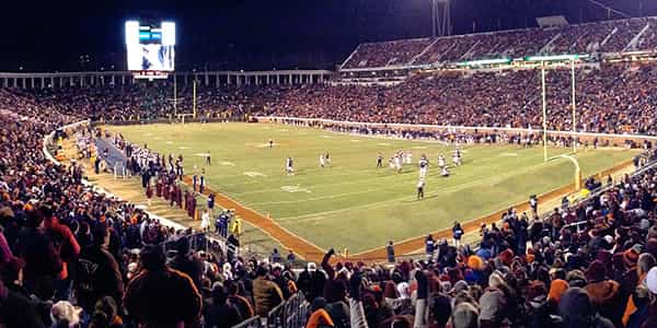 Image of Virginia Cavaliers In Blacksburg
