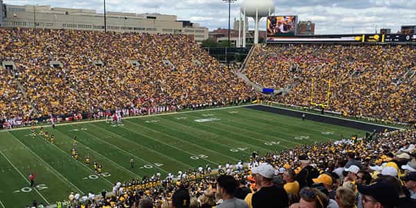Image of Iowa Hawkeyes In Iowa City