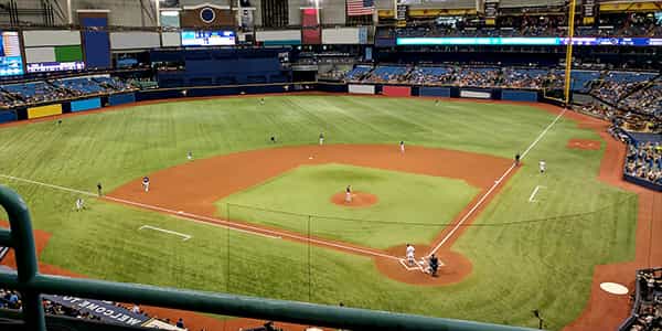 Image of Tampa Bay Rays In Boston
