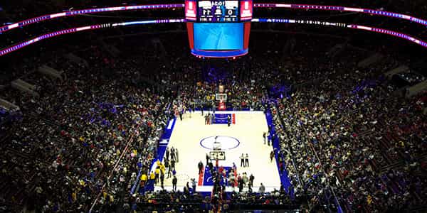 Image of Philadelphia 76 Ers In Salt Lake City