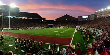 Image of Wisconsin Badgers At Bloomington, IN - Memorial Stadium - IN