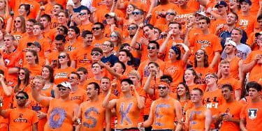 Image of Illinois Fighting Illini Football In West Lafayette