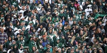Image of Michigan State Spartans Football In Iowa City