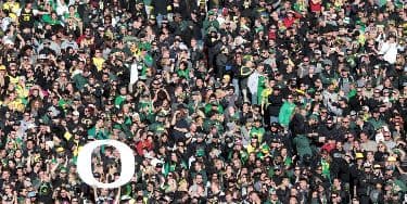 Image of Oregon Ducks Football In University Park