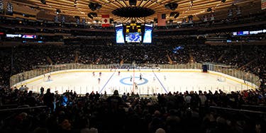 Image of New York Rangers At New York, NY - Madison Square Garden