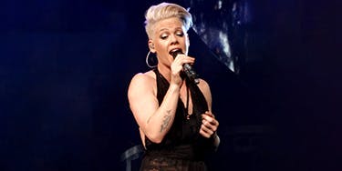 Image of Pink At Houston, TX - Minute Maid Park